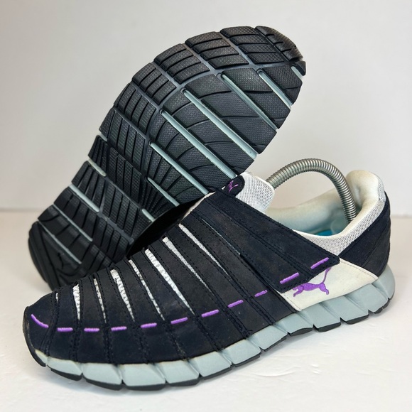 Puma OSU NM Womens Lifestyle Blk/Wh/Duberry 185686-12 Hook & Loop Sz 10M Superb! - Picture 1 of 16